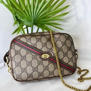 Gucci crossbody ophidia leather vanity